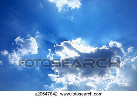 Stock Image - Sky and cloud. Fotosearch