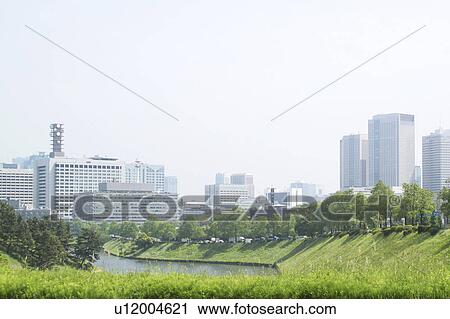 Skyline near imperial palace, Tokyo Prefecture, Honshu, Japan View Large Photo Image Stock Image - Skyline near imperial palace, Tokyo Prefecture, Honshu, Japan. Fotosearch