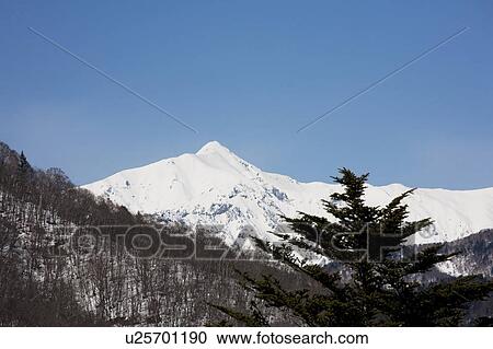 Snowcapped Mountain and Blue Sky View Large Photo Image Stock Image - Snowcapped Mountain and Blue Sky. Fotosearch