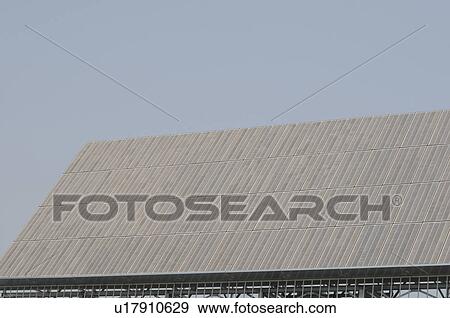 Stock Photo - Solar panels, Hyogo Prefecture, Honshu, Japan. Fotosearch