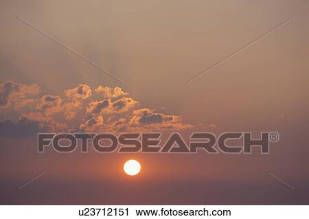Sunset Sky View Large Photo Image Stock Image - Sunset Sky. Fotosearch