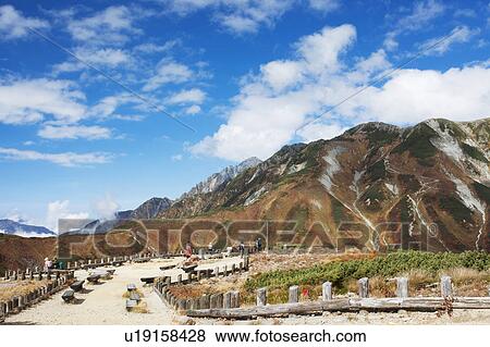 Tateyama mountain range in Autumn, Toyama Prefecture, Honshu, Japan View Large Photo Image Stock Photo - Tateyama mountain range in Autumn, Toyama Prefecture, Honshu, Japan. Fotosearch