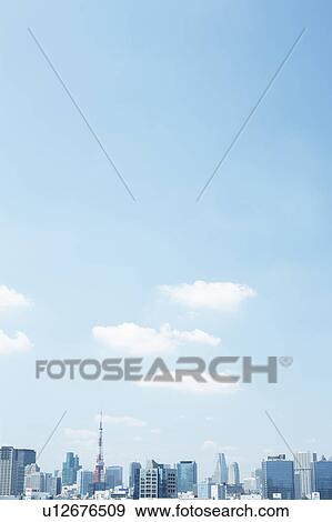 Tokyo skyline, Tokyo Prefecture, Honshu, Japan View Large Photo Image Stock Photo - Tokyo skyline, Tokyo Prefecture, Honshu, Japan. Fotosearch