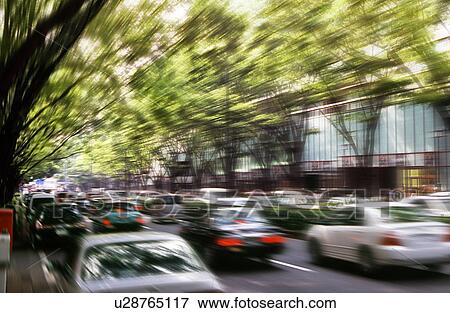 Stock Photo - Traffic in Shibuya ward, Tokyo Prefecture, Honshu, Japan. Fotosearch