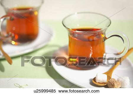 Two cup of teas View Large Photo Image Stock Photography - Two cup of teas. Fotosearch