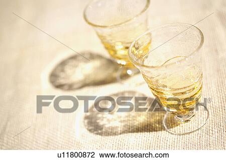Two glasses and shadows View Large Photo Image Stock Image - Two glasses and shadows. Fotosearch