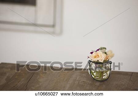 Vase of Roses on Table View Large Photo Image Stock Photo - Vase of Roses on Table. Fotosearch