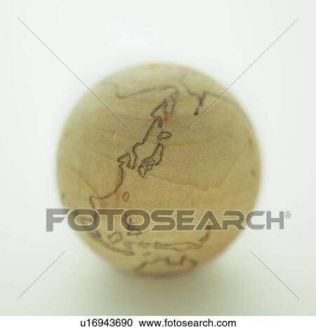 Wooden Globe View Large Photo Image Stock Image - Wooden Globe. Fotosearch