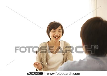 Young Couple Having Breakfast View Large Photo Image Stock Image - Young Couple Having Breakfast. Fotosearch