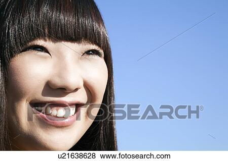 Young Woman Smiling View Large Photo Image Stock Photo - Young Woman Smiling. Fotosearch