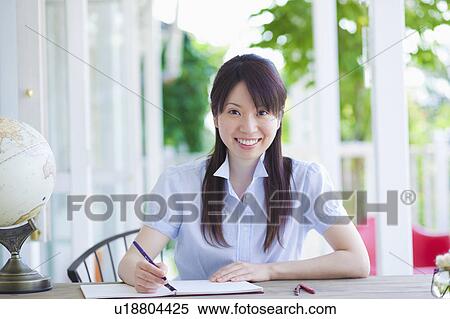 Young Woman Studying View Large Photo Image Stock Photography - Young Woman Studying. Fotosearch