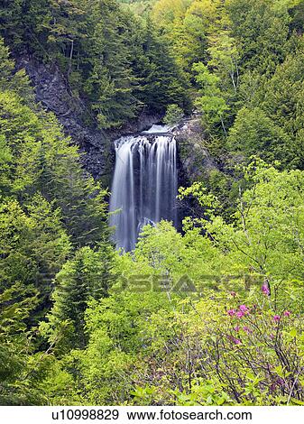 Stock Photo - Zengoro waterfall, Nagano Prefecture, Honshu, Japan. Fotosearch