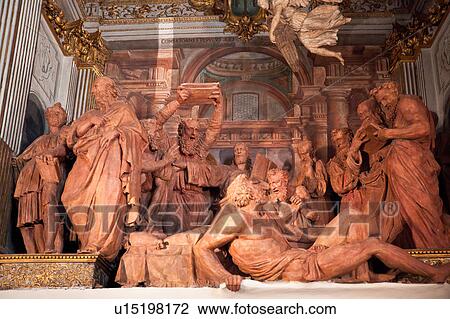 Life size terracotta figures, depicting funeral procession of the Virgin, oratory of Santa Maria della Vita, Bologna, Italy View Large Photo Image Stock Image - Life size terracotta figures, depicting funeral procession of the Virgin, oratory of Santa Maria della Vita, Bologna, Italy. Fotosearch