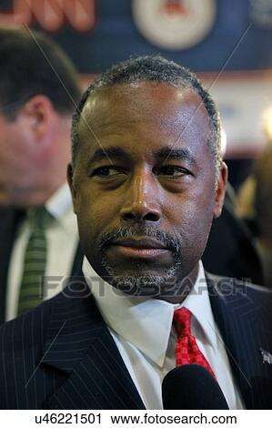 LAS VEGAS, NV, DEC. 15, 2015, closeup profile of Dr. Ben Carson, retired neurosurgeon and 2016 Republican presidential candidate, speaks in the spin room following CNN debate at The Venetian in Las Vegas, Nevada. View Large Photo Image Stock Image - LAS VEGAS, NV, DEC. 15, 2015, closeup profile of Dr. Ben Carson, retired neurosurgeon and 2016 Republican presidential candidate, speaks in the spin room following CNN debate at The Venetian in Las Vegas, Nevada.. Fotosearch