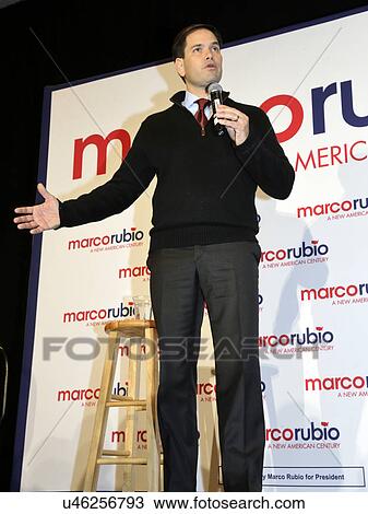 LAS VEGAS, NV - DECEMBER 14: Republican Presidential candidate Florida Senator Marco Rubio speaks during a campaign rally at the Renaissance Las Vegas on December 14, 2015 in Las Vegas, Nevada. View Large Photo Image Stock Image - LAS VEGAS, NV - DECEMBER 14: Republican Presidential candidate Florida Senator Marco Rubio speaks during a campaign rally at the Renaissance Las Vegas on December 14, 2015 in Las Vegas, Nevada.. Fotosearch