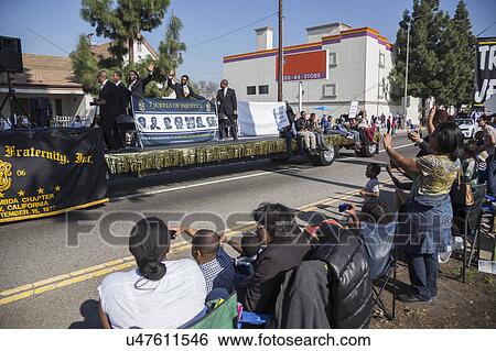 Stock Photograph - Los Angeles, California, USA, January 19, 2015, 30th annual Martin Luther King Jr. Kingdom Day Parade. Fotosearch