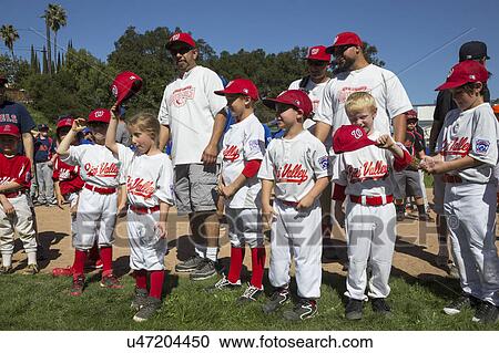 Oak View, California, USA, March 7, 2015, Ojai Valley Little League Field, youth Baseball, Spring, Tee-Ball Division players View Large Photo Image Stock Image - Oak View, California, USA, March 7, 2015, Ojai Valley Little League Field, youth Baseball, Spring, Tee-Ball Division players. Fotosearch
