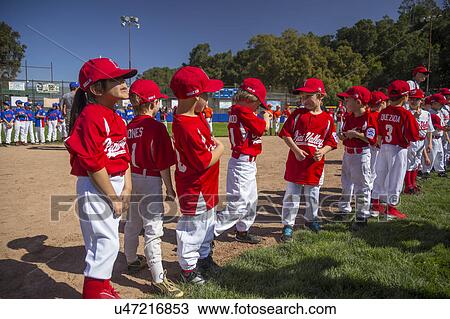 Oak View, California, USA, March 7, 2015, Ojai Valley Little League Field, youth Baseball, Spring, Tee-Ball Division players View Large Photo Image Stock Image - Oak View, California, USA, March 7, 2015, Ojai Valley Little League Field, youth Baseball, Spring, Tee-Ball Division players. Fotosearch