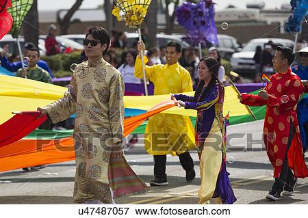 Orange County, City of Westminster, Southern California, USA, February 21, 2015, Little Saigon, Vietnamese-American Community, TET Parade celebrates Tet Lunar New Year View Large Photo Image Stock Photo - Orange County, City of Westminster, Southern California, USA, February 21, 2015, Little Saigon, Vietnamese-American Community, TET Parade celebrates Tet Lunar New Year. Fotosearch