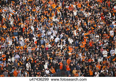 San Francisco, California, USA, October 16, 2014, AT&T Park, baseball stadium, SF Giants versus St. Louis Cardinals, National League Championship Series (NLCS), crowd in orange View Large Photo Image Stock Photo - San Francisco, California, USA, October 16, 2014, AT&T Park, baseball stadium, SF Giants versus St. Louis Cardinals, National League Championship Series (NLCS), crowd in orange. Fotosearch