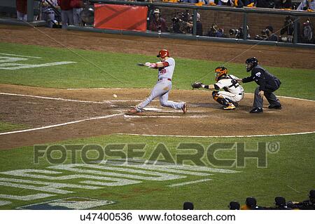 San Francisco, California, USA, October 16, 2014, AT&T Park, baseball stadium, SF Giants versus St. Louis Cardinals, National League Championship Series (NLCS), Tony Cruz swings bat View Large Photo Image Stock Photograph - San Francisco, California, USA, October 16, 2014, AT&T Park, baseball stadium, SF Giants versus St. Louis Cardinals, National League Championship Series (NLCS), Tony Cruz swings bat. Fotosearch