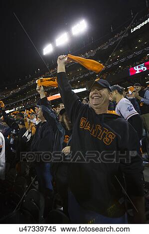 San Francisco, California, USA, October 16, 2014, AT&T Park, baseball stadium, SF Giants versus St. Louis Cardinals, National League Championship Series (NLCS), excited crowd Giants win 2014 NL Pennant View Large Photo Image Stock Photography - San Francisco, California, USA, October 16, 2014, AT&T Park, baseball stadium, SF Giants versus St. Louis Cardinals, National League Championship Series (NLCS), excited crowd Giants win 2014 NL Pennant. Fotosearch