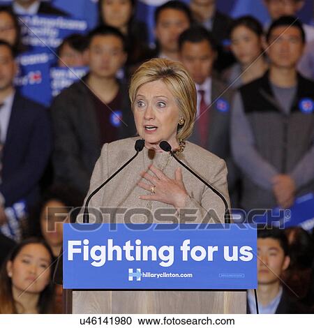 SAN GABRIEL, LA, CA - JANUARY 7, 2016, Democratic Presidential candidate Hillary Clinton speaks to Asian American and Pacific Islander (AAPI) members. View Large Photo Image Stock Image - SAN GABRIEL, LA, CA - JANUARY 7, 2016, Democratic Presidential candidate Hillary Clinton speaks to Asian American and Pacific Islander (AAPI) members.. Fotosearch