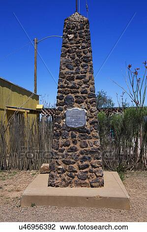 Stock Image - Tombstone, Arizona, USA, April 6, 2015, Boot Hill Cemetery, old western town home of Doc Holliday and Wyatt Earp and Gunfight at the O. K. Corral. Fotosearch