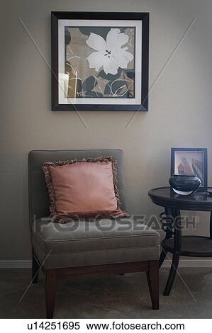 Bedroom side chair View Large Photo Image Stock Photography - Bedroom side chair. Fotosearch