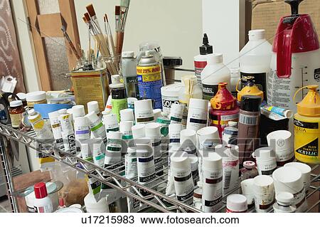 Collection of artists paints View Large Photo Image Stock Image - Collection of artists paints. Fotosearch