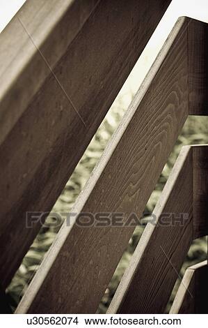 Picture - Detail wooden fence. Fotosearch
