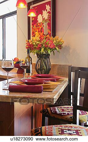 Southwestern style kitchen View Large Photo Image Stock Image - Southwestern style kitchen. Fotosearch
