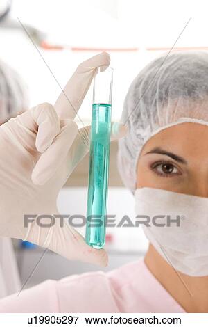Stock Photo - A researcher. Fotosearch