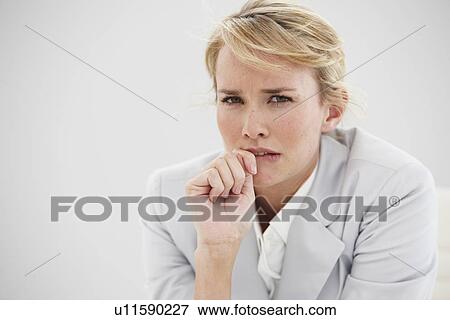 Angry young girl View Large Photo Image Stock Photo - Angry young girl. Fotosearch