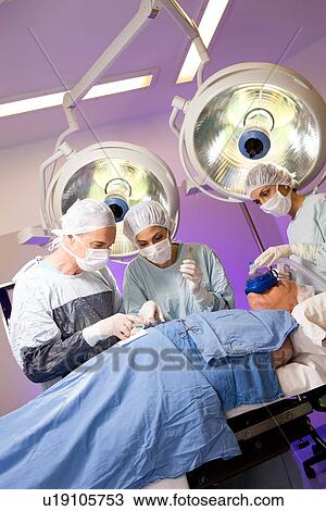 Stock Image - At an operation. Fotosearch