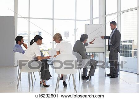 At company results presentation View Large Photo Image Stock Image - At company results presentation. Fotosearch