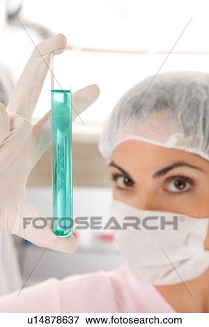 Stock Photo - Attractive researcher. Fotosearch