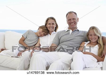 Beautiful family on vacation View Large Photo Image Stock Photo - Beautiful family on vacation. Fotosearch