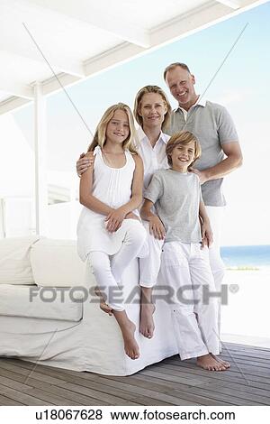 Stock Photo - Beautiful family. Fotosearch
