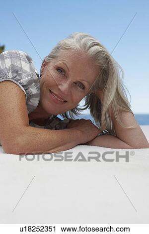 Beautiful mature woman View Large Photo Image Stock Image - Beautiful mature woman. Fotosearch