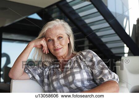 Beautiful senior woman View Large Photo Image Stock Photograph - Beautiful senior woman. Fotosearch