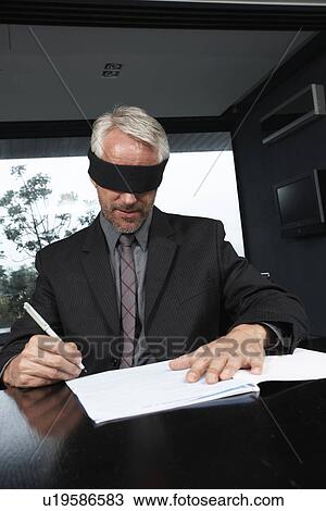 Blind man signing a contract View Large Photo Image Stock Image - Blind man signing a contract. Fotosearch