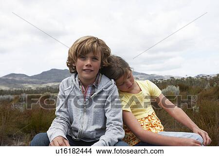 Brother and sister View Large Photo Image Picture - Brother and sister. Fotosearch