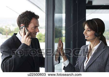 Stock Image - Business people. Fotosearch
