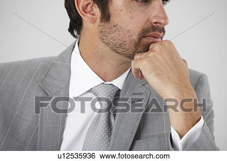 Stock Photograph - Businessman close up. Fotosearch