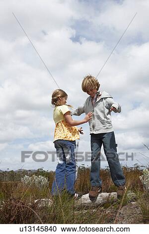 Children outdoors View Large Photo Image Stock Image - Children outdoors. Fotosearch