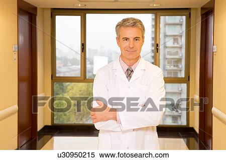Stock Photography - Confident doctor portrait. Fotosearch
