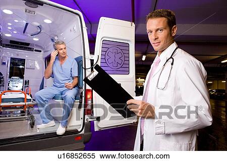 Stock Photography - Confident paramedics team. Fotosearch