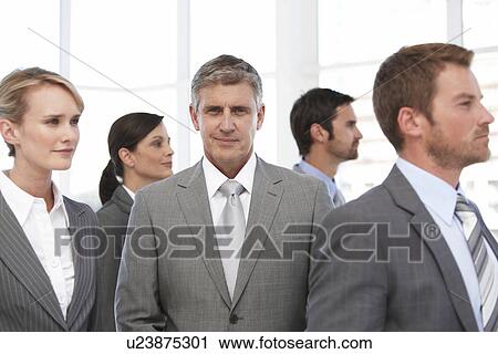 Stock Image - Confident senior executive. Fotosearch