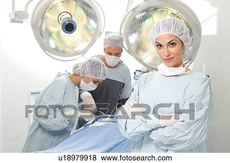 Confident surgeon View Large Photo Image Stock Photo - Confident surgeon. Fotosearch